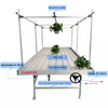 Easily Assembled Adjustable Abs Ebb And Flow Growing Table Hydroponic System Ebb Flood Seedbed Greenhouse Rolling Bench