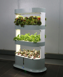 Smart Energy-saving Space-efficient Vertical Hydroponics