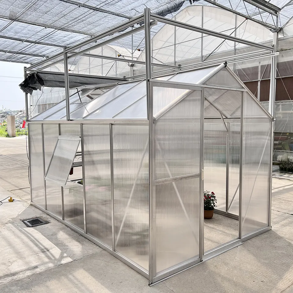PC sheet Aluminum garden greenhouse