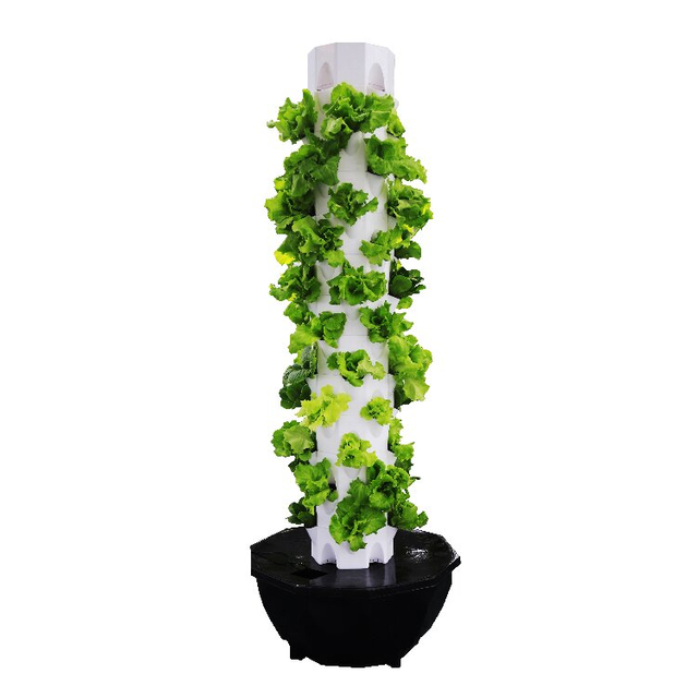 Space-saving Soil-less Tower Vertical Hydroponics