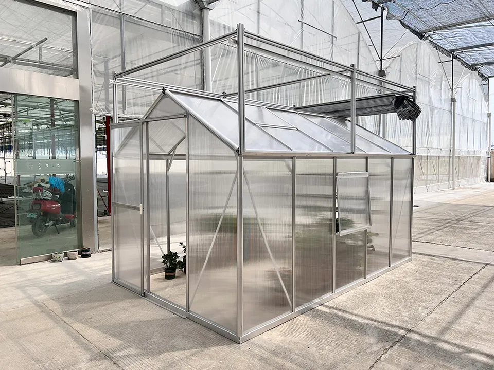 PC sheet Aluminum garden greenhouse