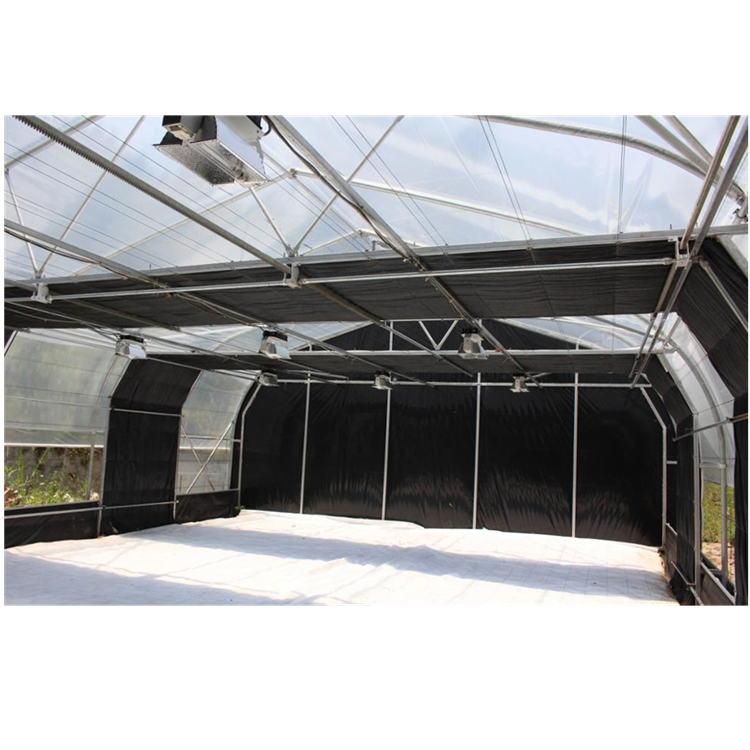 Automated Durable Curved Blackout Greenhouse