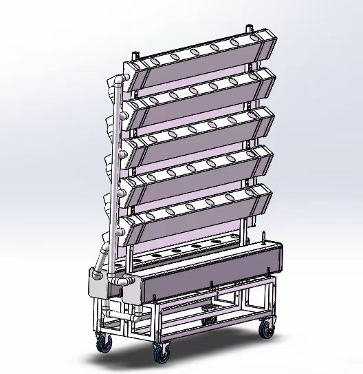 Smart Version of Double-sided Hydroponics