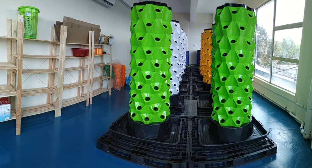 hydroponic tower