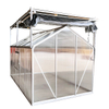 Gardening Windowed PC sheet Aluminum garden greenhouse