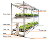 Vertical Farming Solutions High Density Multi-Tier 4x8 Mobile Vertical Grow Rack Systems For Commercial Plants Growers